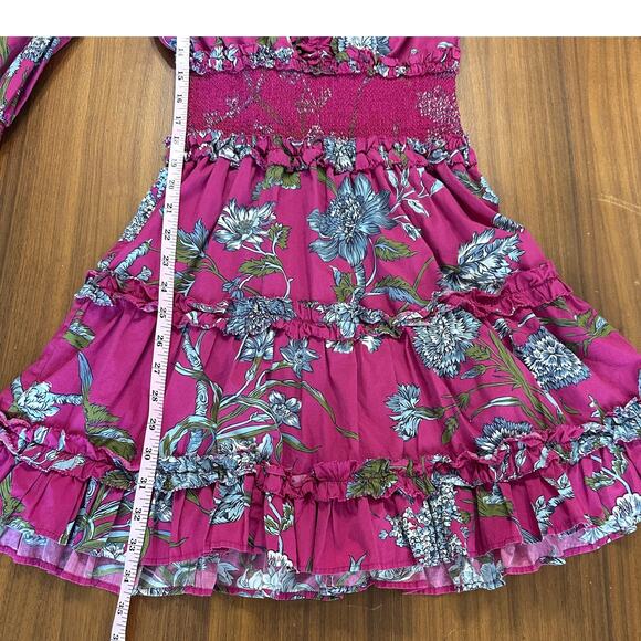 Love the Label Wanda Print Smocked Waist Short Dress, Tuckernuck, Anthro, Small - Picture 8 of 9